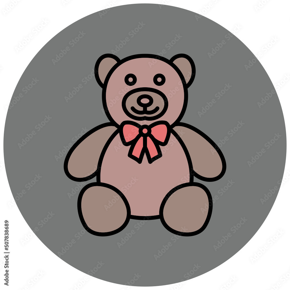 Obraz premium Teddy Bear Icon