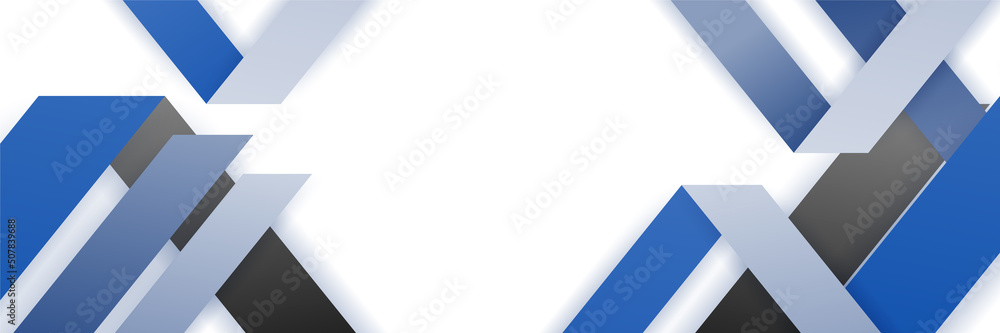 Blue and black abstract banner background Blue and black abstract banner background