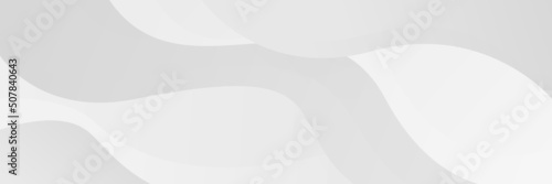 White abstract banner background