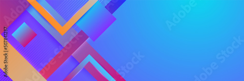 Vibrant vivid abstract banner background photo