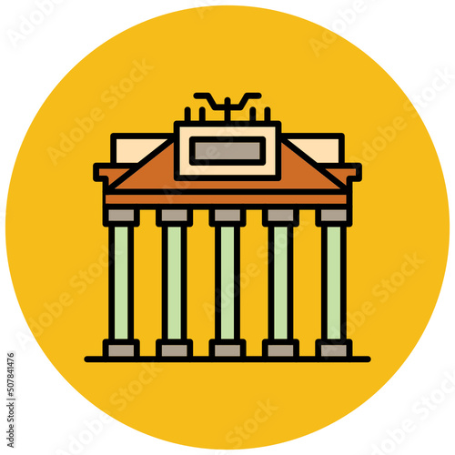 Brandenburg gate Icon