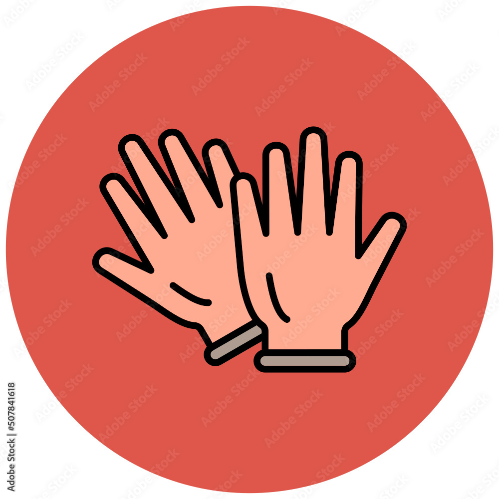 Obraz premium Rubber Gloves Icon