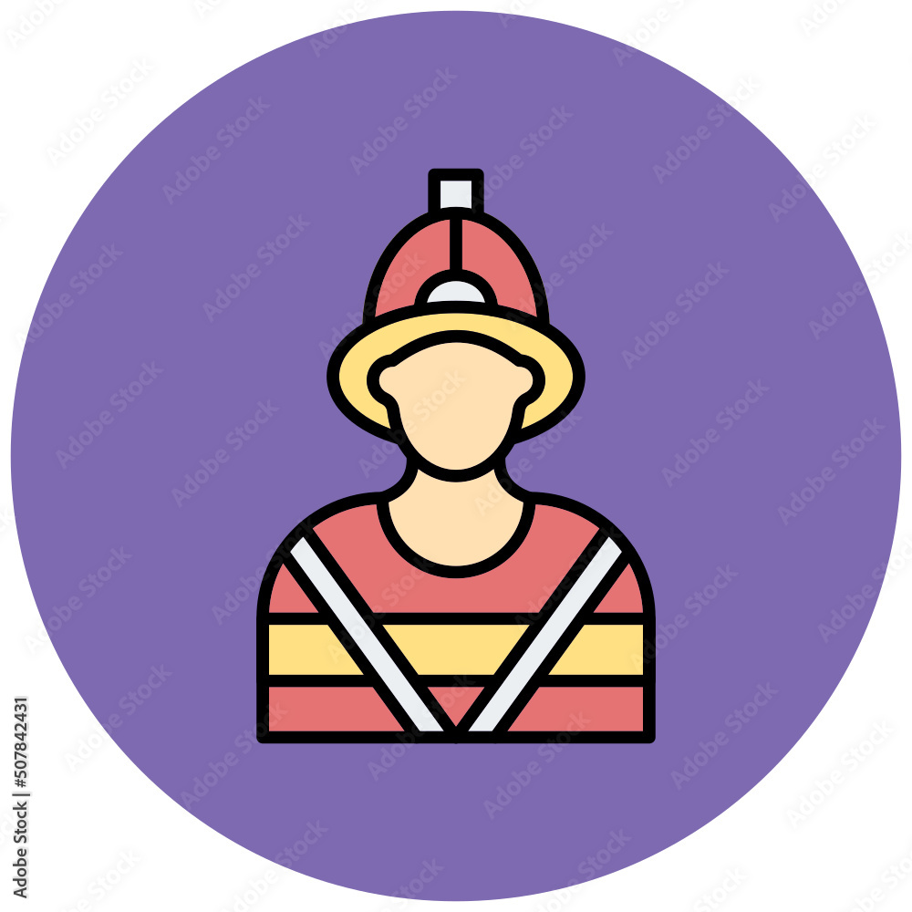 Fire Fighter Icon Fire Fighter Icon
