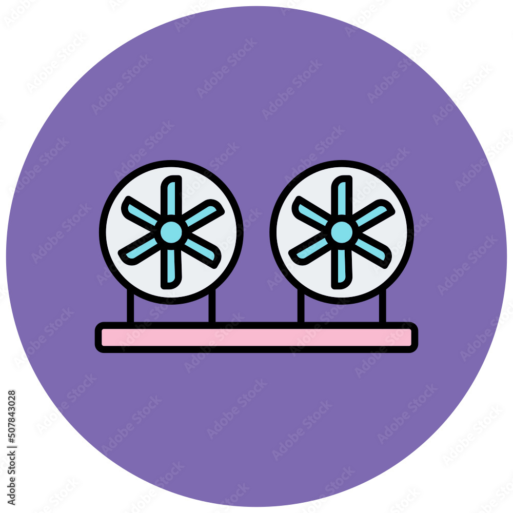 Car Fan Icon Car Fan Icon