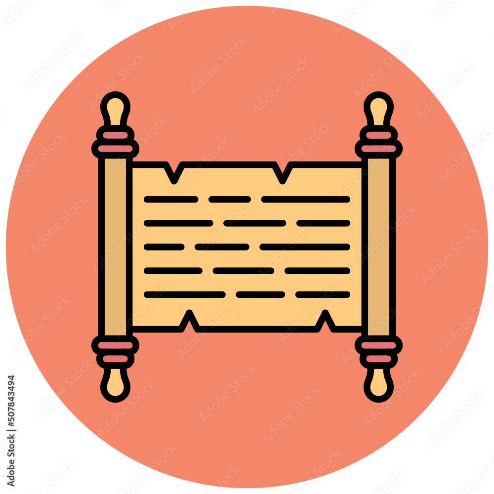 Obraz premium Scroll Icon
