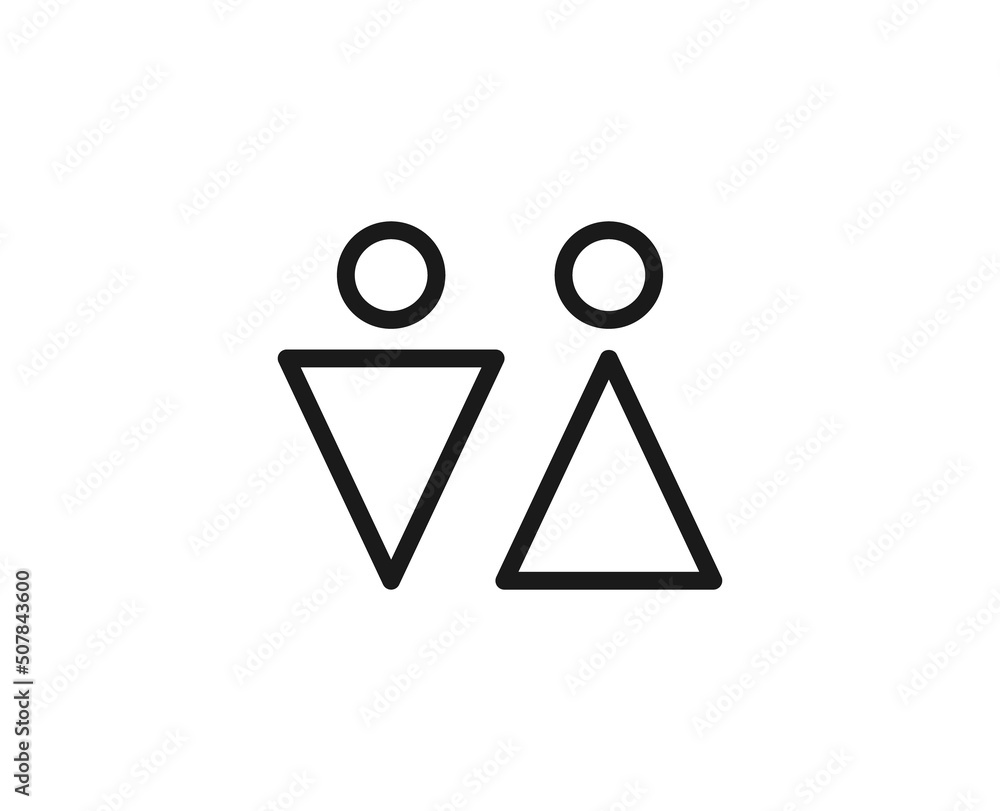Constraction line icon on white background Constraction line icon on white background