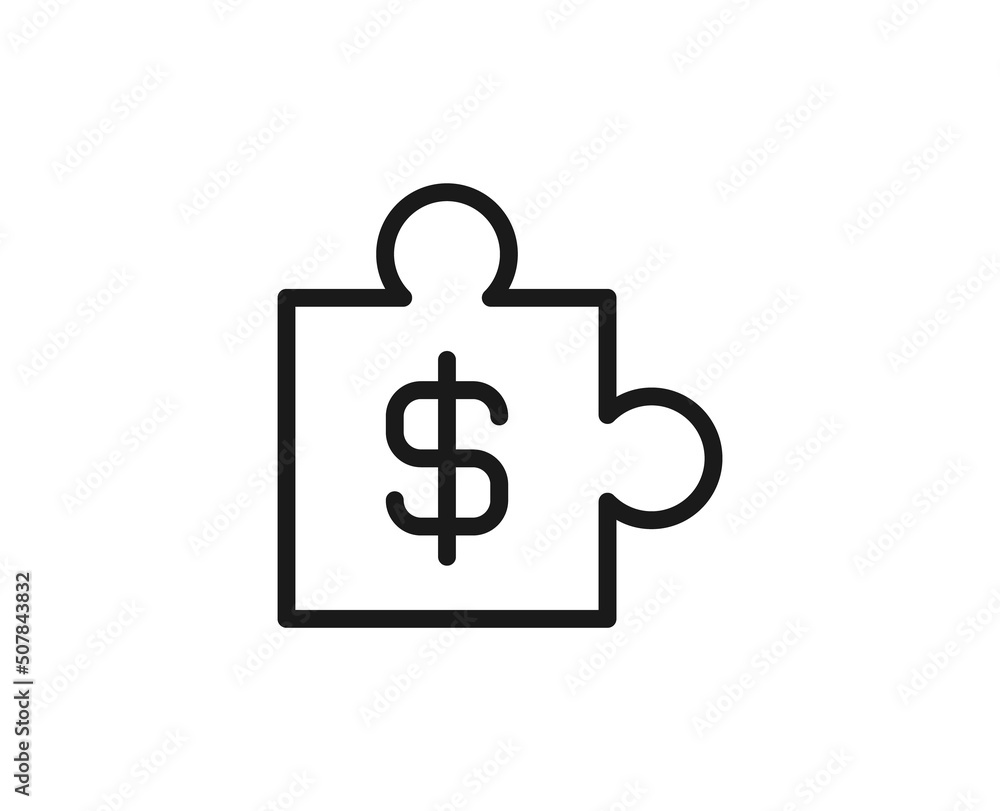 Line puzzle icon isolated on white background. Outline symbol for website design, mobile application, ui. Puzzle pictogram. Vector illustration, editorial stroсk. Line puzzle icon isolated on white background. Outline symbol for website design, mobile application, ui. Puzzle pictogram. Vector illustration, editorial stroсk.