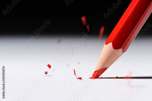 broken pencil tip