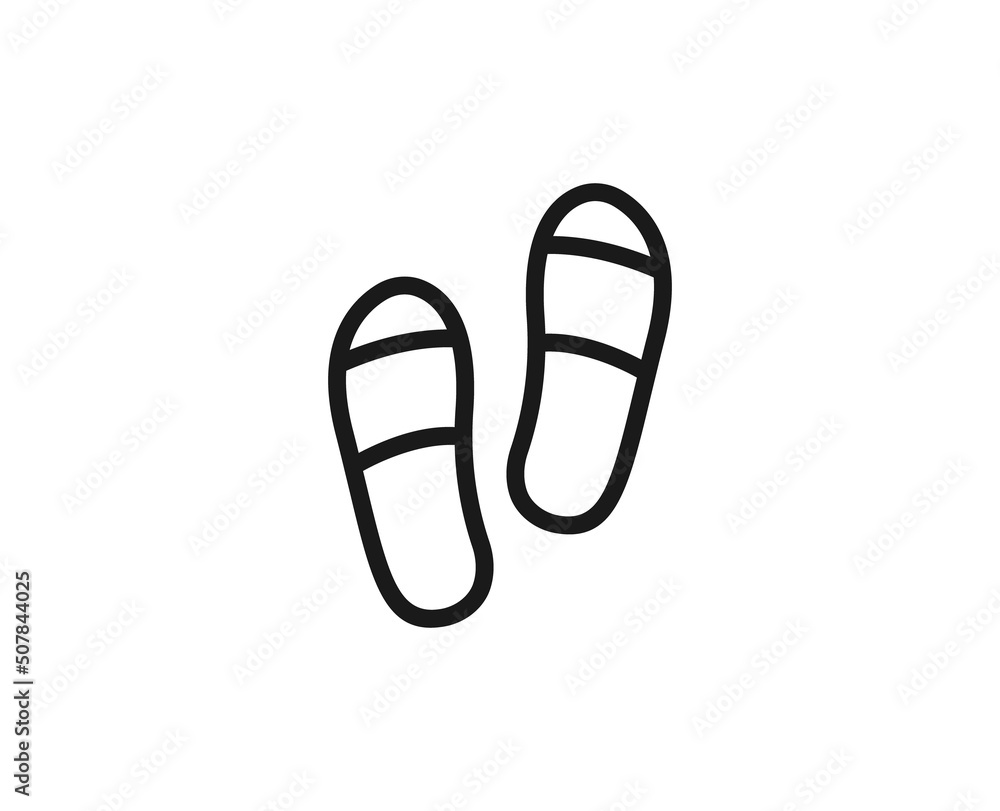 Beauty line icon on white background Beauty line icon on white background