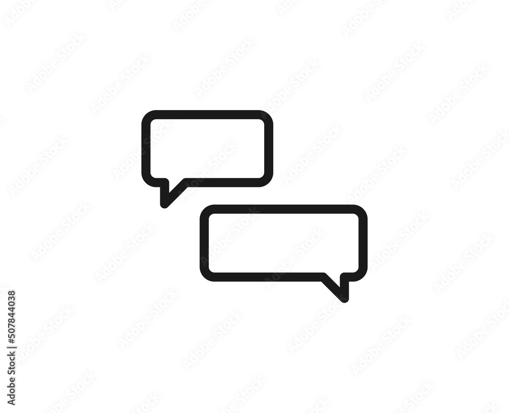 Black line icon on white background Black line icon on white background