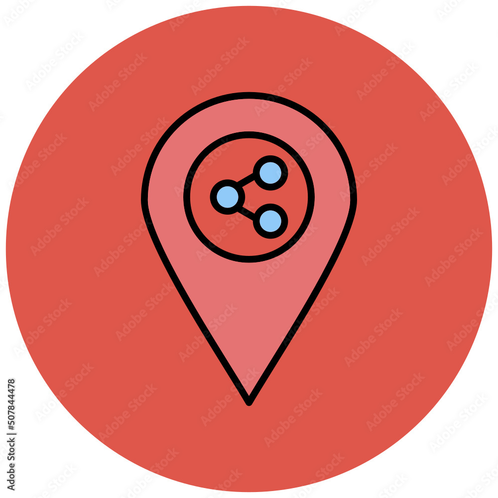 Share location Icon Share location Icon