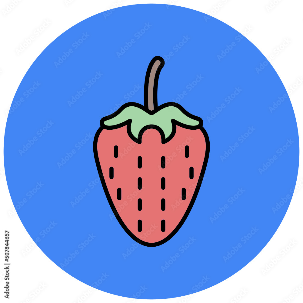 Fototapeta premium Strawberry Icon