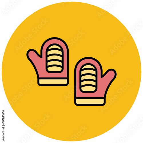 Oven glove Icon