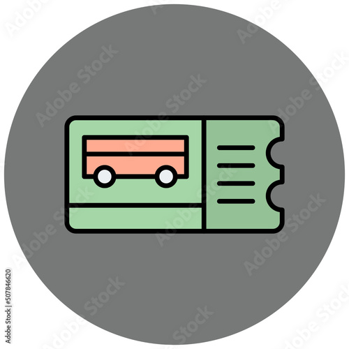 Bus ticket Icon