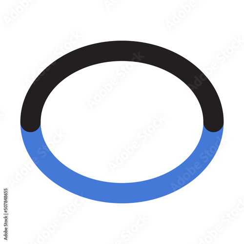 ellipse icon illustration