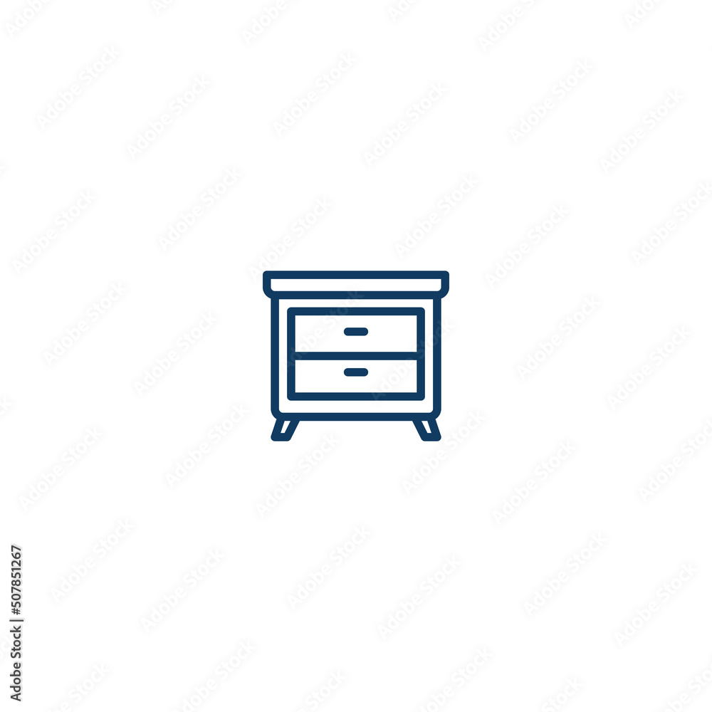 Desk Table Furniture line icon. linear style sign for mobile concept and web design. Desk Table Furniture outline vector icon. Symbol, logo illustration. Vector graphic Desk Table Furniture line icon. linear style sign for mobile concept and web design. Desk Table Furniture outline vector icon. Symbol, logo illustration. Vector graphic