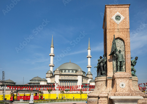 Taksim Mosque in the Taksim Square Photo, Taksim Beyoglu, Istanbul Turkiye photo