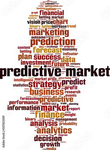 Predictive market word cloud