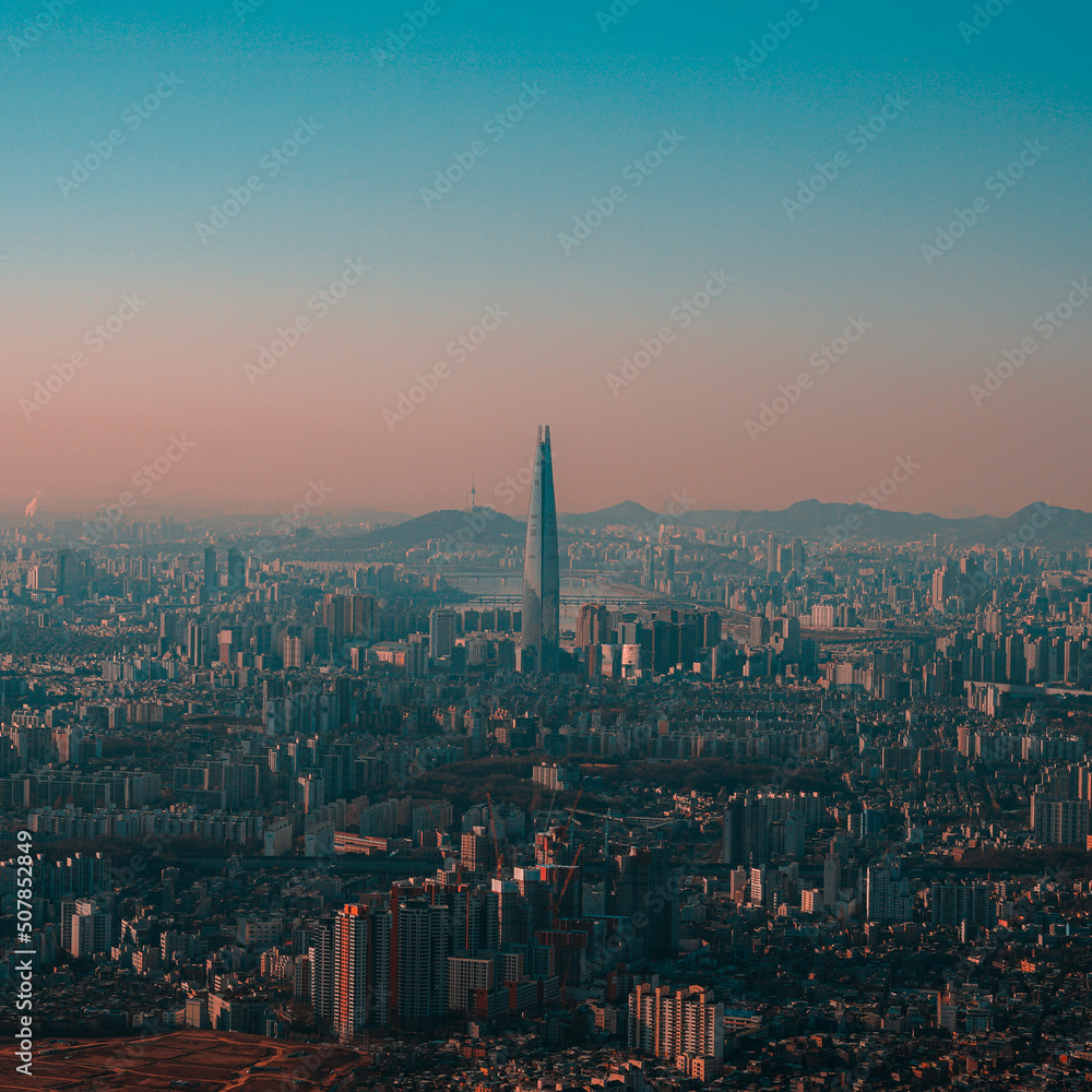 Fototapeta premium view from eiffel tower