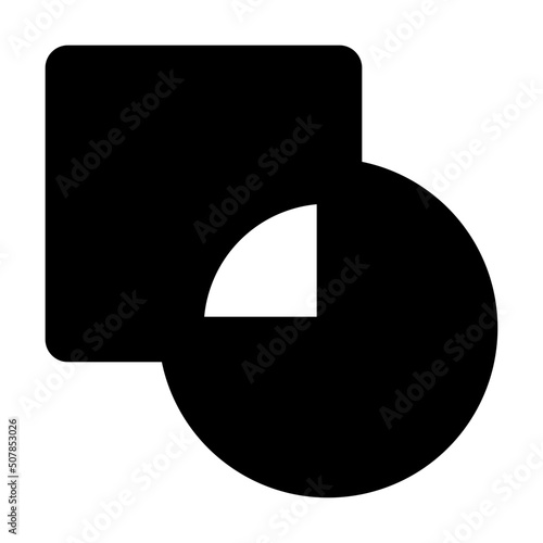 exclude icon illustration