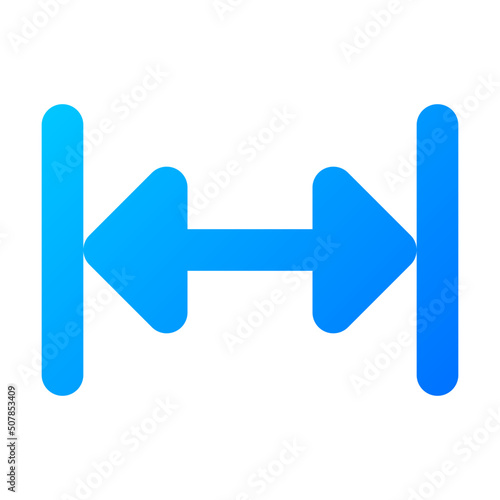 width icon illustration