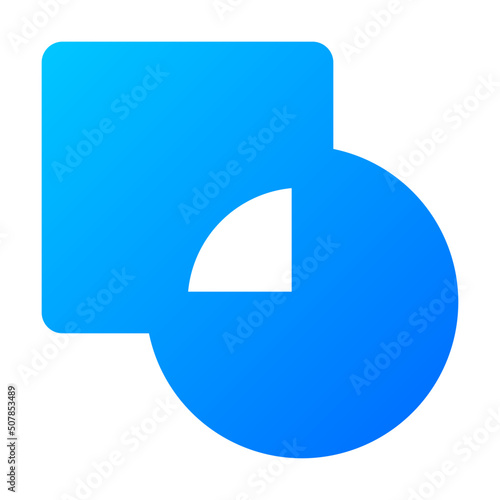 exclude icon illustration