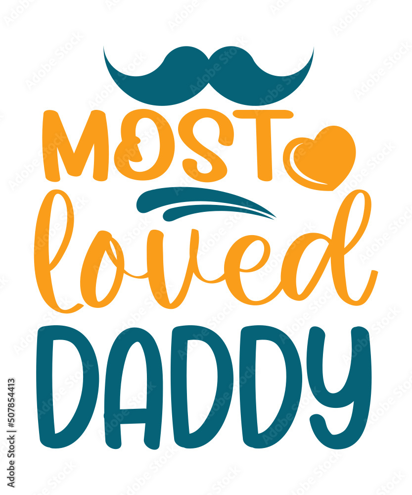 Fototapeta premium Father's Day SVG Design 