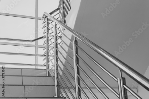 Steps Hand Railing  Stainless Decor Design Interior Building