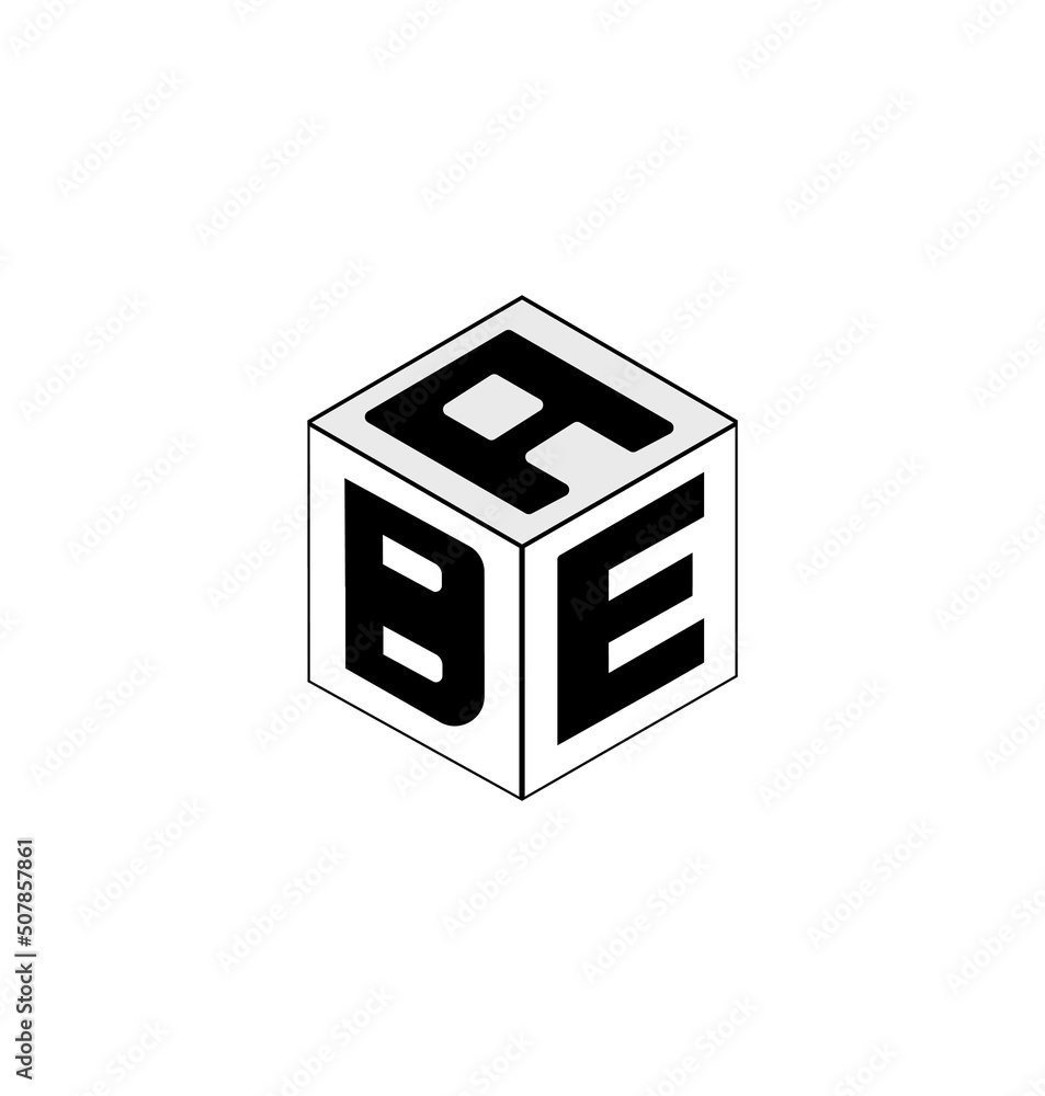 Letter logo design, Cube logo design. Letter logo design, Cube logo design.