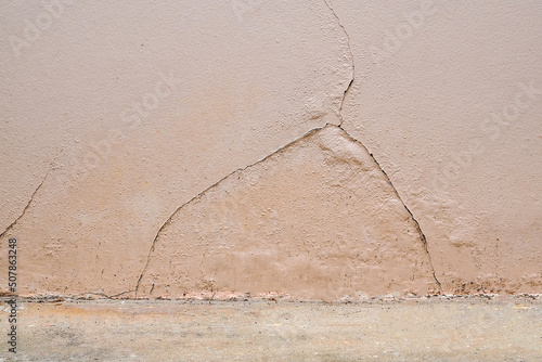 Paint and cracks from poor construction quality