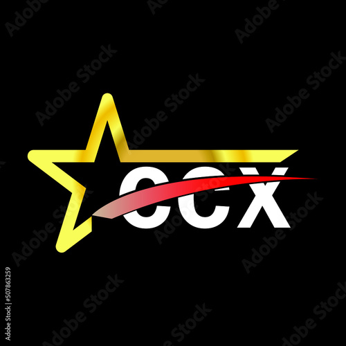 CCX letter logo design. CCX creative  letter logo. simple and modern letter logo. CCX alphabet letter logo for business. Creative corporate identity and lettering. vector modern logo  photo