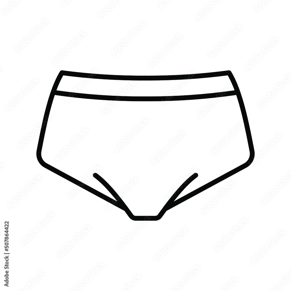 Underwear icon. Pants Panties sign. vector illustration Underwear icon. Pants Panties sign. vector illustration