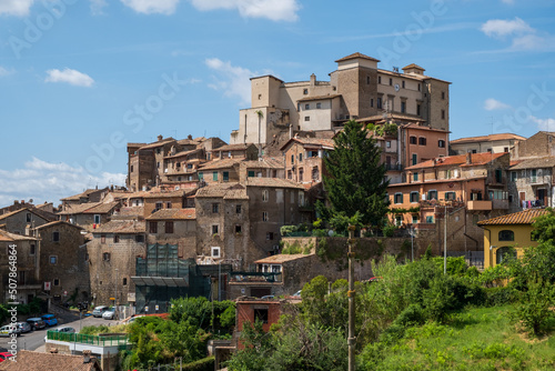 Castelnuovo di Porto, small town near Rome, considered one of the most beautiful villages in Italy.