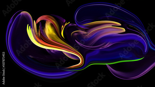 Color  abstract illustration made of purple colored oil paint on background,    Luxury abstract for a mobile screen concept, phone desktop and wallpaper, background, background 3d render,