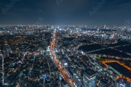 The streets of Tokyo Japan at Night © sleg21