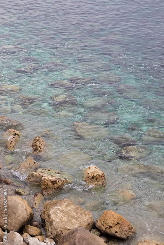 water and rocks