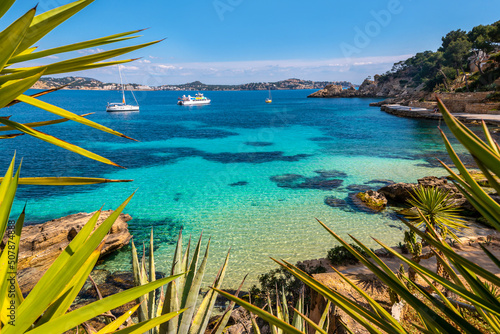 Mallorca island. Beach Cala Fornells photo