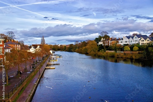 View of Chester, UK, across River Dee. © Amelia