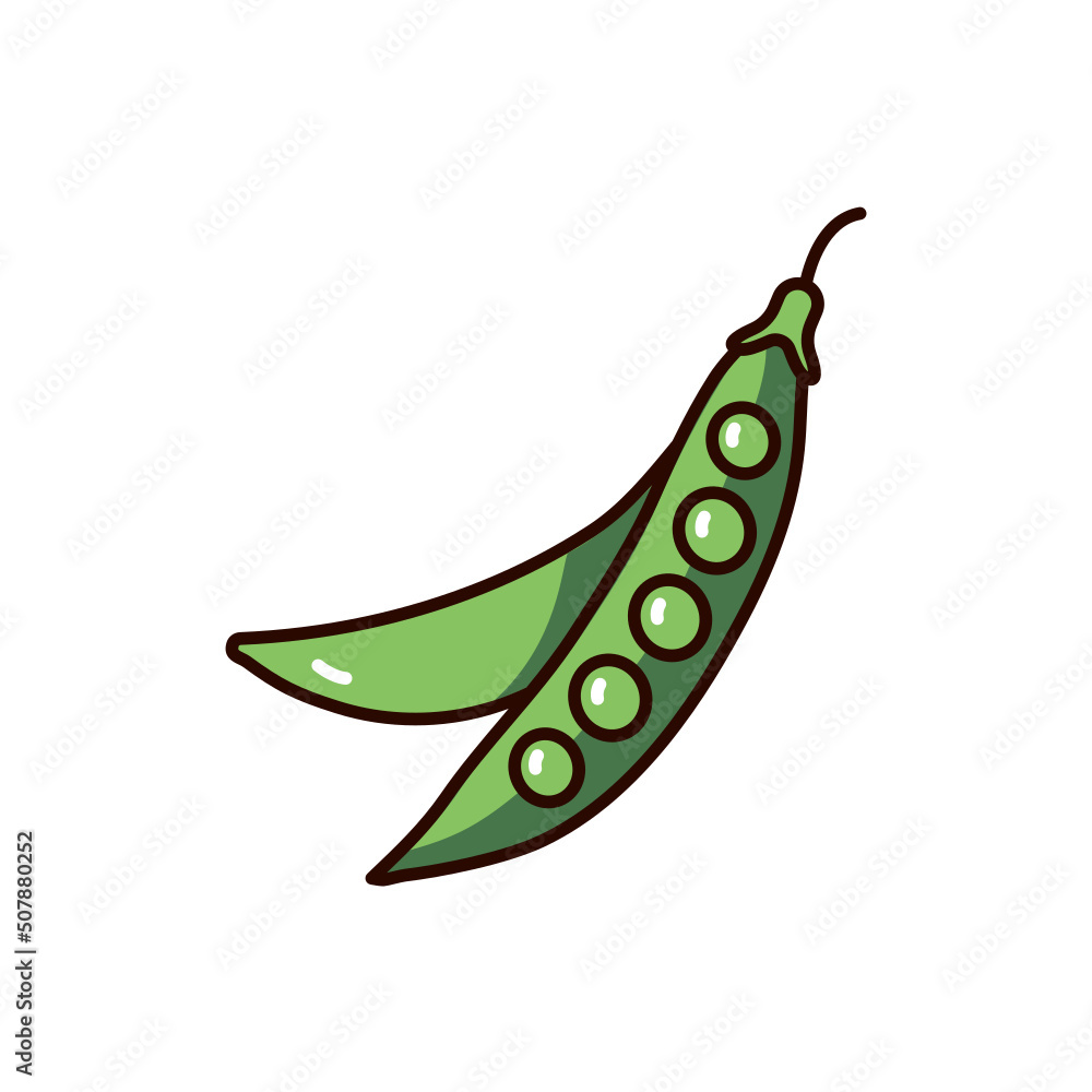 green pea icon illustration green pea icon illustration