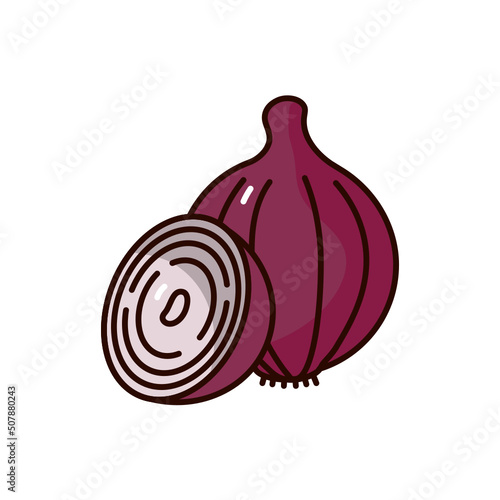 onion icon illustration