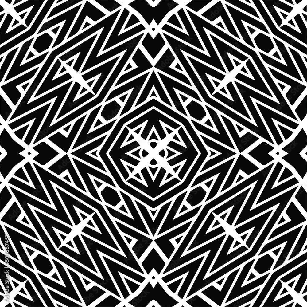 Abstract background with black and white pattern. Unique geometric vector swatch. Perfect for site backdrop, wrapping paper, wallpaper, textile and surface design. Abstract background with black and white pattern. Unique geometric vector swatch. Perfect for site backdrop, wrapping paper, wallpaper, textile and surface design.