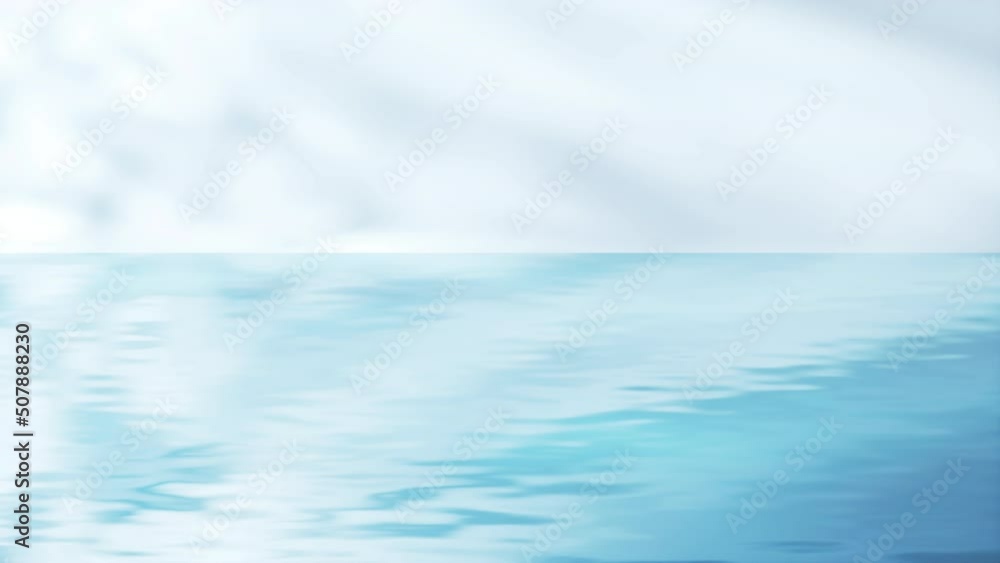 Water surface with white wall background, 3d rendering. Water surface with white wall background, 3d rendering.