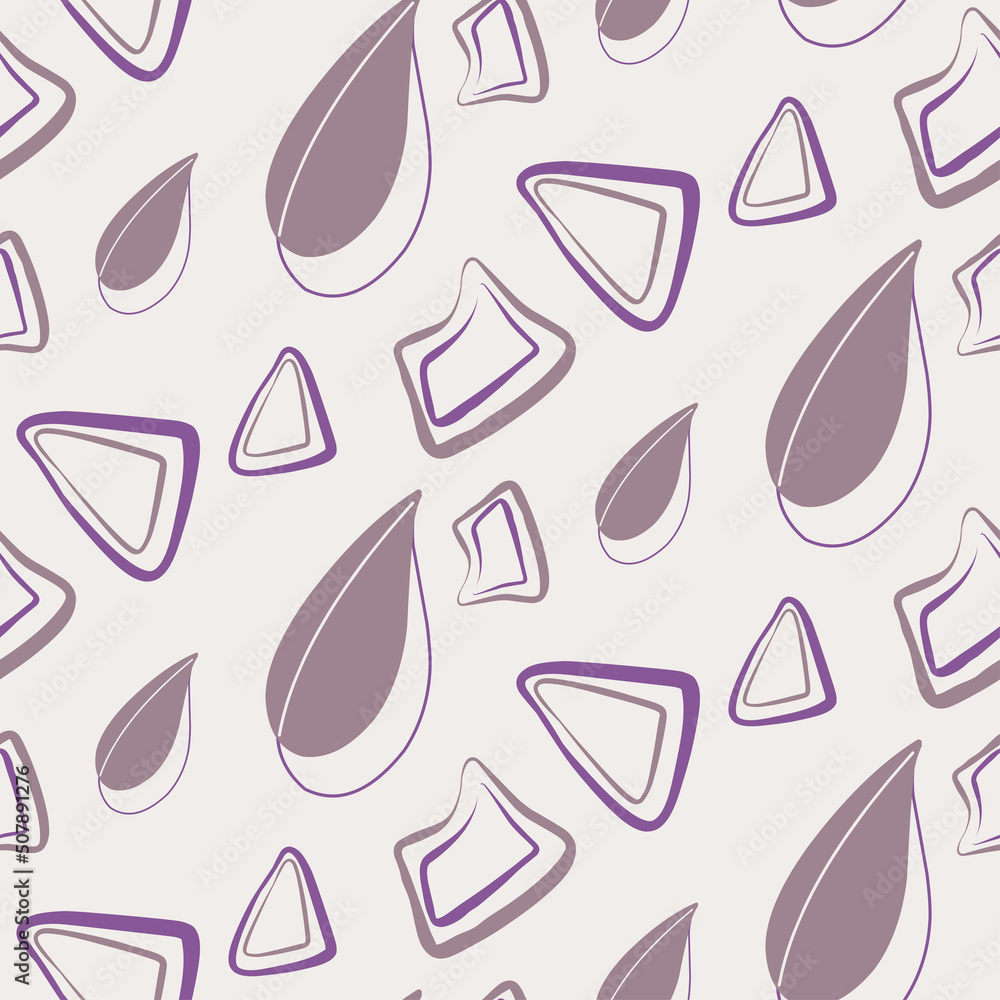 Abstract seamless pattern with decorative elements. Abstract seamless pattern with decorative elements.