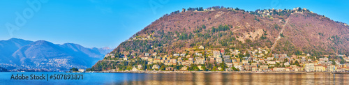 Foto Panorama of Monte Boletto and Lake Como, Como, Lombardy, Italy