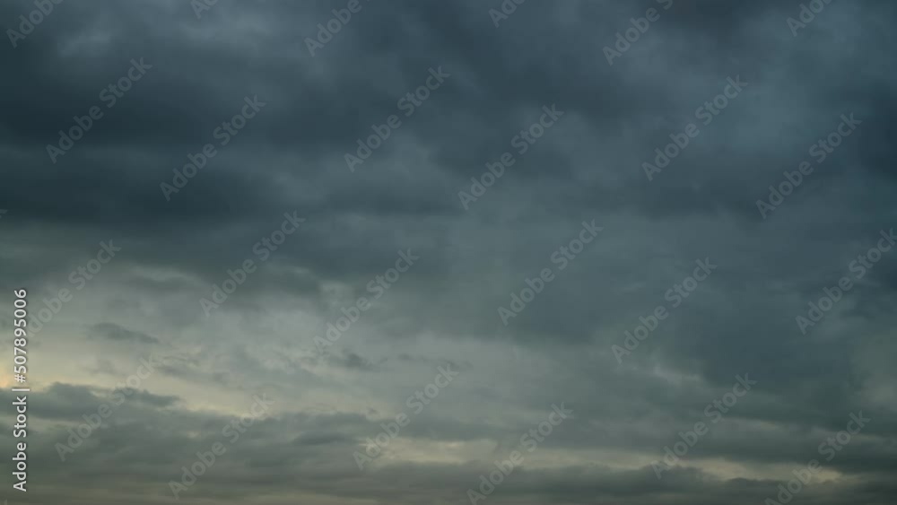 Time lapse of overcast sky at twilight Time lapse of overcast sky at twilight