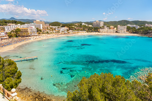 Mallorca, Paguera. View of Palmira beach photo