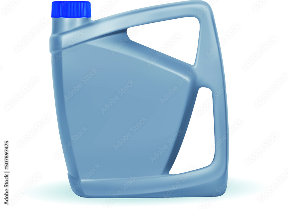 Motor oil canister on white isolated background. EPS-10 Motor oil canister on white isolated background. EPS-10