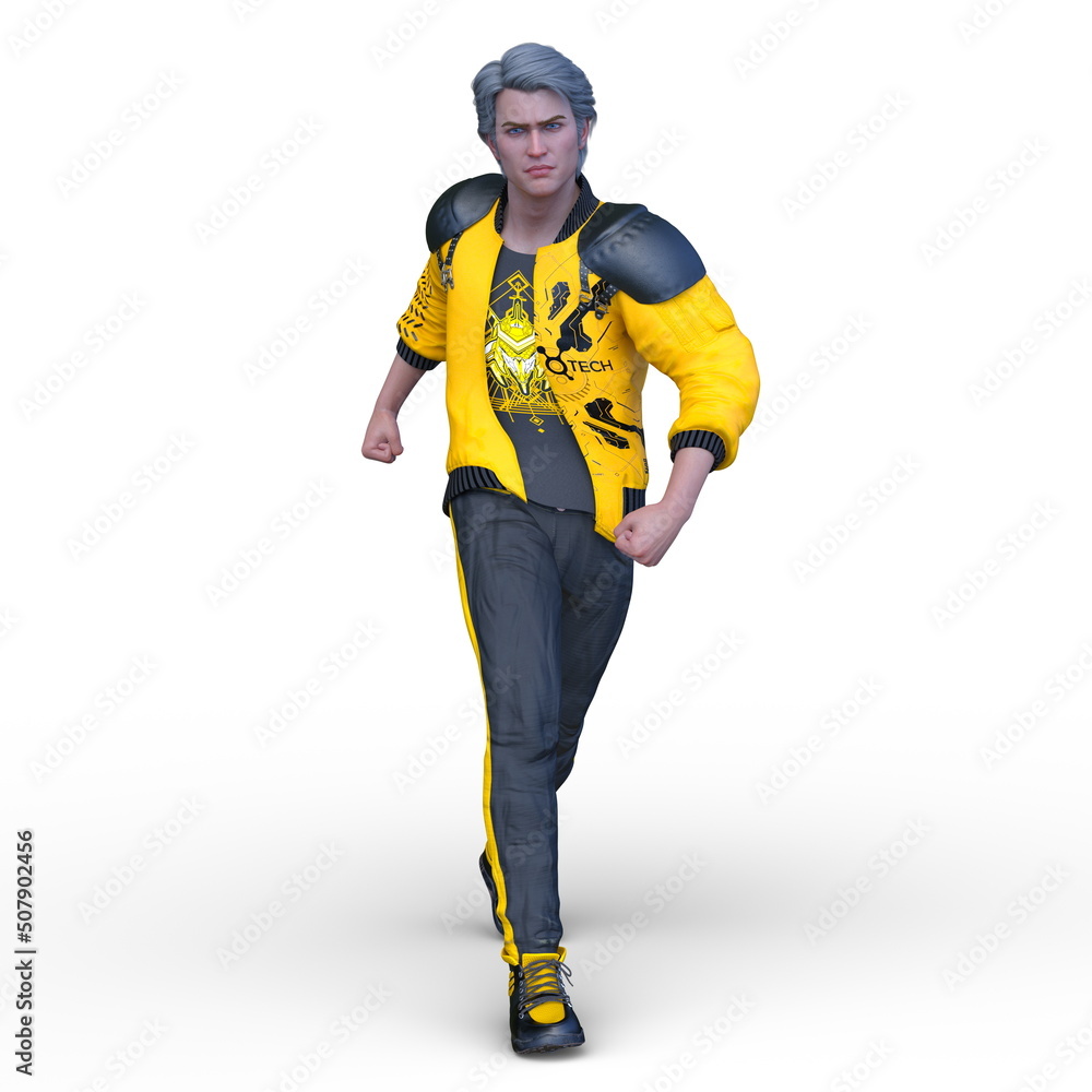 ジャンパーを着た男性 ジャンパーを着た男性