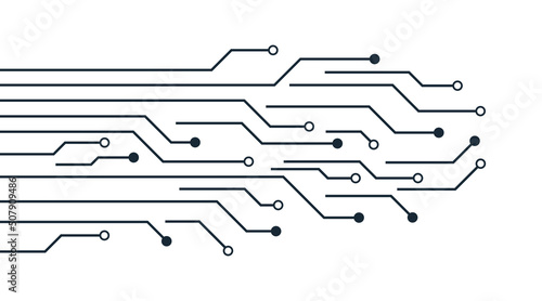 Circuit. Line circuit board. Tech of semiconductor. Chip technology. Digital technology. Computer motherboard. Pattern of network, technical and processor. Vector