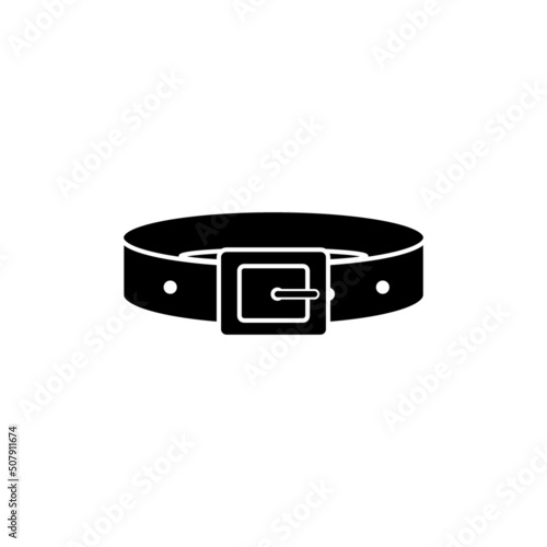 belt icon logo vector design